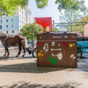 Collecte de déchets alimentaires à Stains