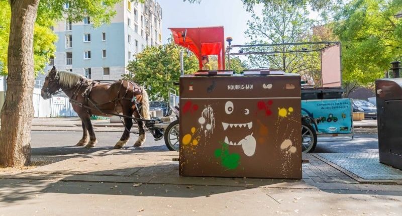 collecte de déchets alimentaires à Stains